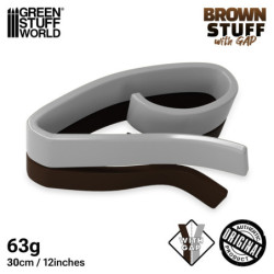 Masilla Marron en Rollo 30 cm - 12 pulgadas CON HUECO