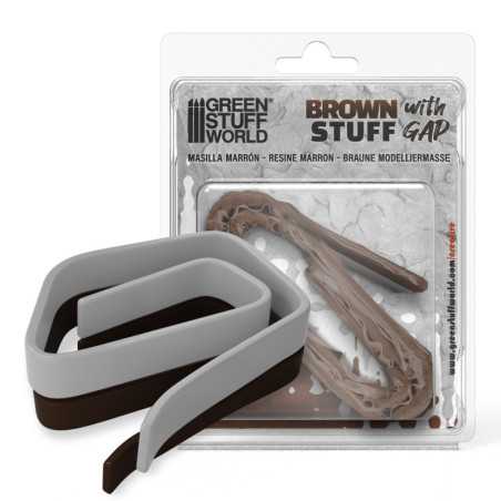 Masilla Marron en Rollo 45 cm - 18 pulgadas CON HUECO