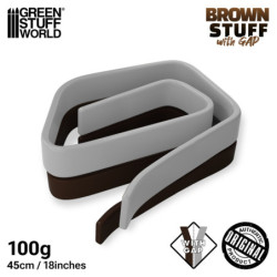 Masilla Marron en Rollo 45 cm - 18 pulgadas CON HUECO