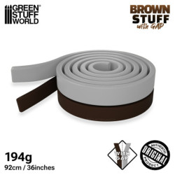 Masilla Marron en Rollo 92 cm - 36.5 pulgadas CON HUECO