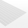 Perfil Plasticard uPVC - Ultra Finas 0.25mm x 6mm