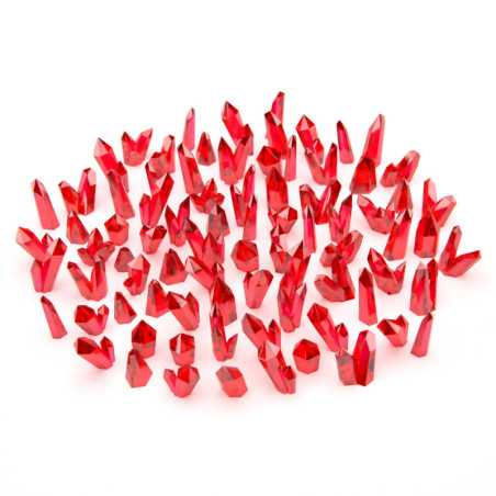 Cristales de Resina ROJO - Pequeños