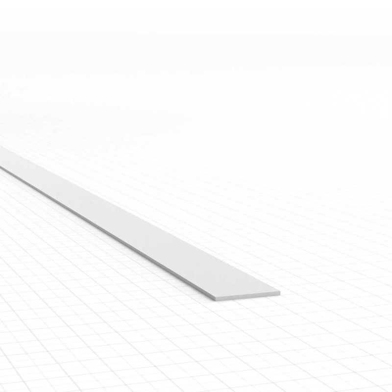 Perfil Plasticard uPVC - Ultra Finas 0.25mm x 4mm