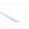 Perfil Plasticard uPVC - Ultra Finas 0.25mm x 4mm