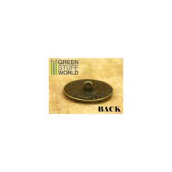 8x Botones Ovalados Steampunk MOVIMIENTOS RELOJ - Bronce