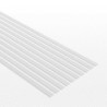 Perfil Plasticard uPVC - Ultra Finas 0.25mm x 3mm
