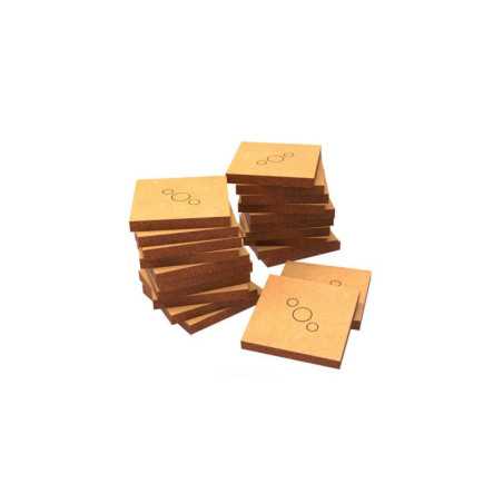 Peanas DM - Cuadradas 25mm