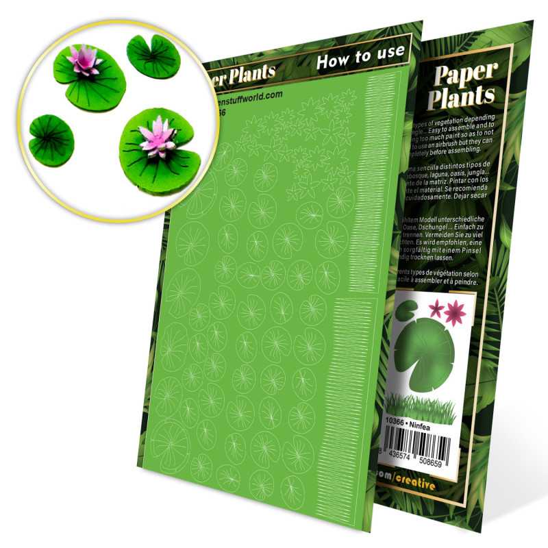 Plantas de Papel - Nenufares