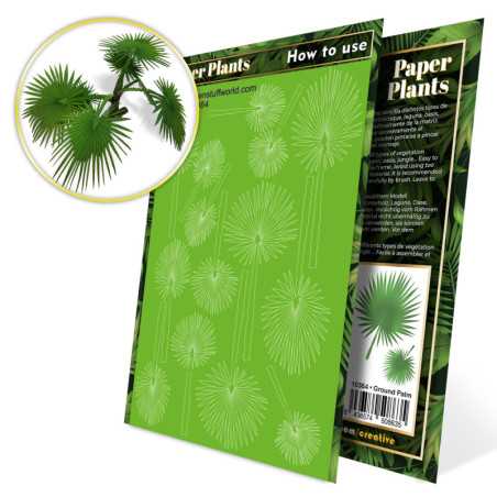 Plantas de Papel - Palmera Suelo