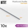 Perfil Plasticard BARRA 1mm