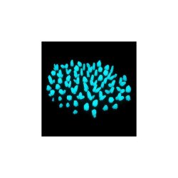 Cristales de Resina AZUL TURQUESA GLOW - Pequeños