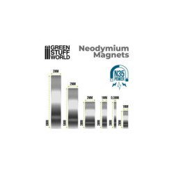 Imanes Neodimio 5x2mm - 100 unidades (N35)