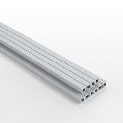 Perfil Plasticard TUBO CUADRADO 3 mm