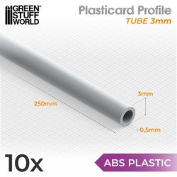 Perfil Plasticard TUBO 3 mm